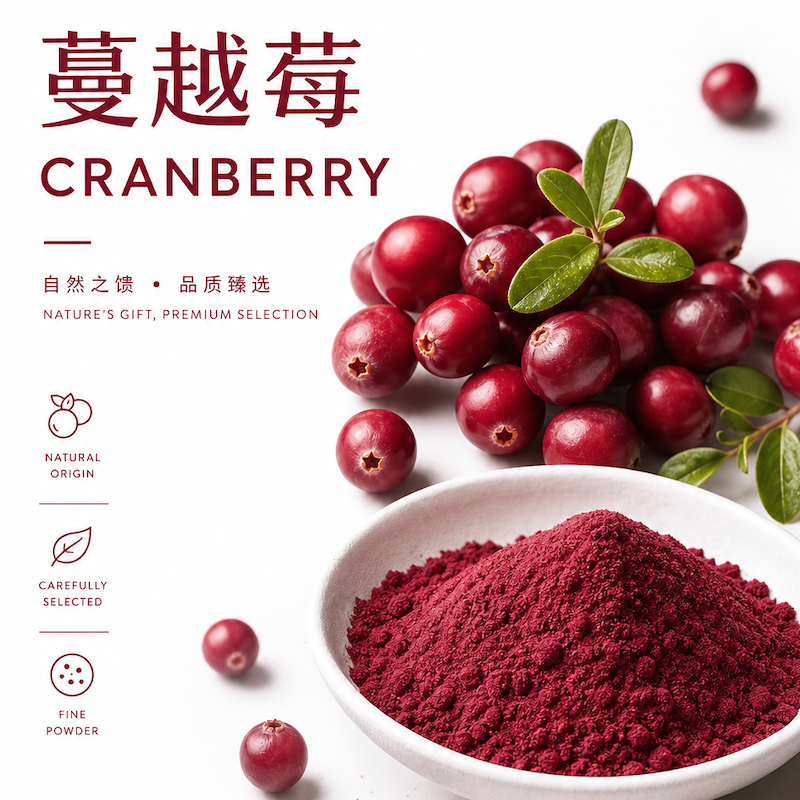 蔓越莓粉：一种富含多酚的植物基粉末