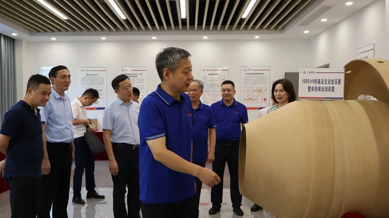 邵阳市委书记严华深入广信科技调研为新产业园项目落地排忧解难