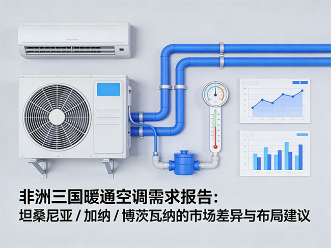 非洲三国暖通空调需求报告：坦桑尼亚/加纳/博茨瓦纳的市场差异与布局建议