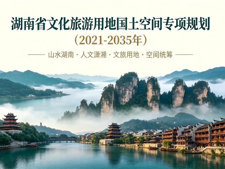 湖南省文化旅游用地国土空间专项规划（2021-2035年）