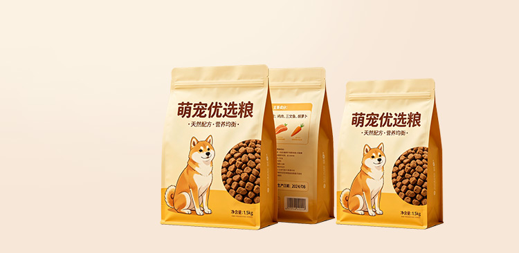 萌宠狗粮袋包装