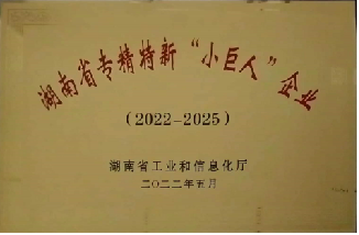 湖南省专精特新“小巨人”企业