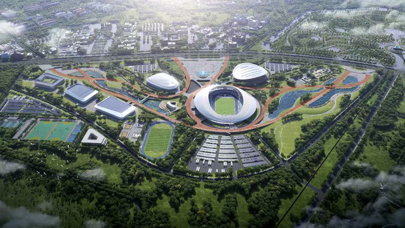 New Landmark on the Silk Road | Jinwei New Materials Helps Uzbekistan's Olympic Sports City Fully Completed!