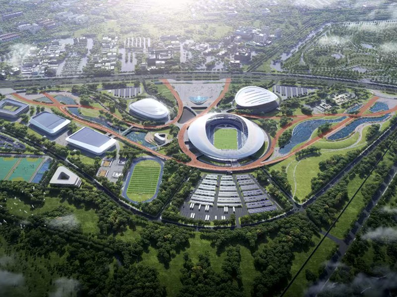 丝路新地标 | 金为新材助力乌兹别克斯坦奥体城全面完工！