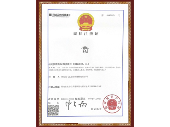 商标注册证美飞艺鼎logo