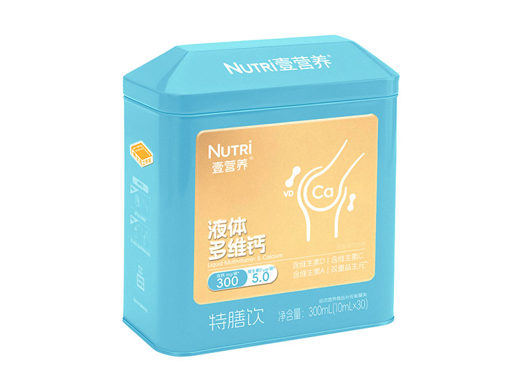 NUTRI壹营养液体多维钙特膳饮罐装300ml（30条*10ml）
