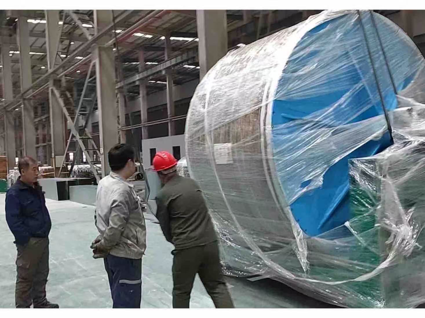 Electromagnetic heating paper drying roller sent to Beijing